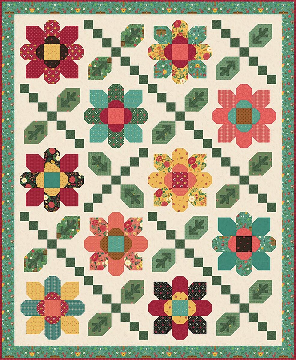 Daisy Chain Quilt Pattern – Pinwheels & Posies