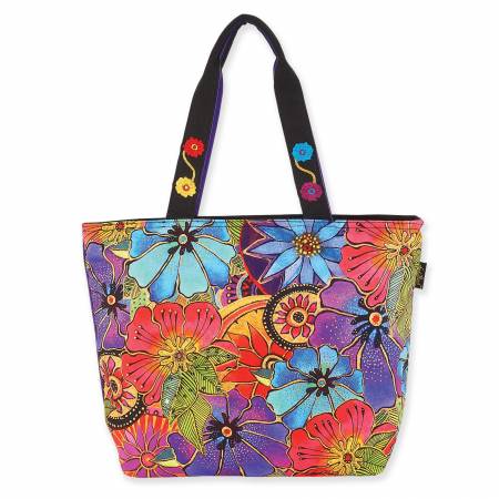 Shoulder Tote Floral – Pinwheels & Posies
