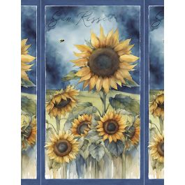 Sunkissed Lg Panel Multi – Pinwheels & Posies
