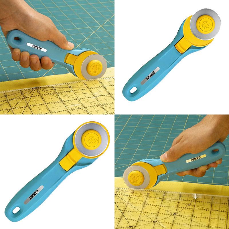 Olfa Splash Rotary Cutter Turq 45 MM – Pinwheels & Posies